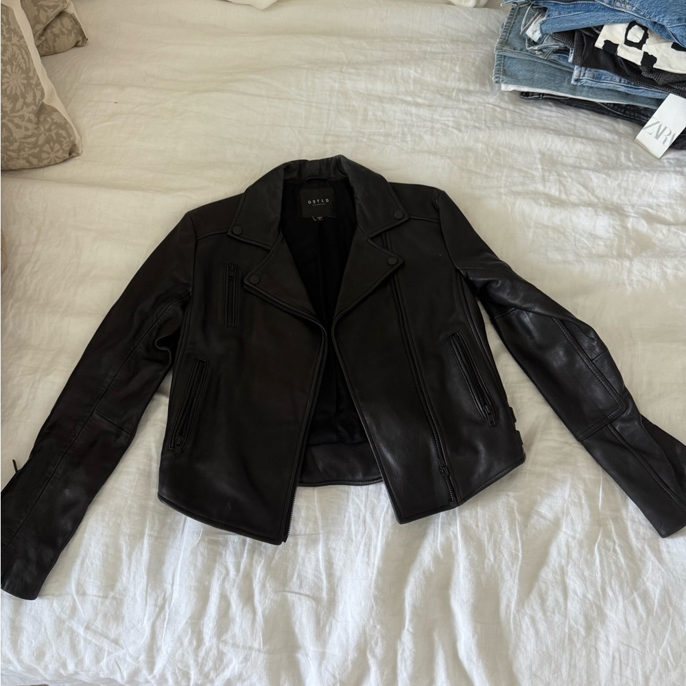 DSTLD leather jacket